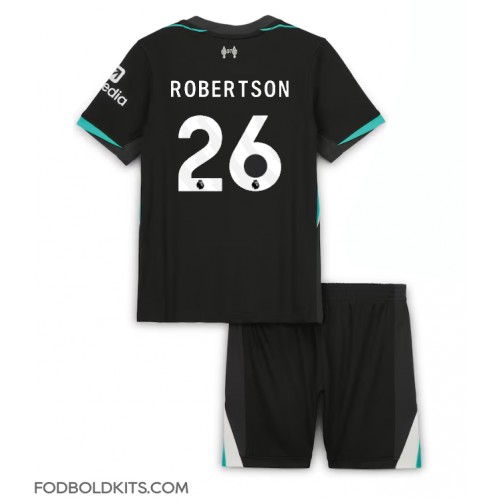 Liverpool Andrew Robertson #26 Udebanesæt Børn 2024-25 Kortærmet (+ Korte bukser)